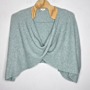 World Market Sage Green Twist Sweater Soft Knit Women's One Size